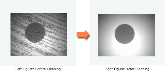 Fiber Connector Cleaner Cleaning Result